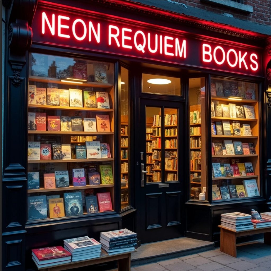 A high street bookstore